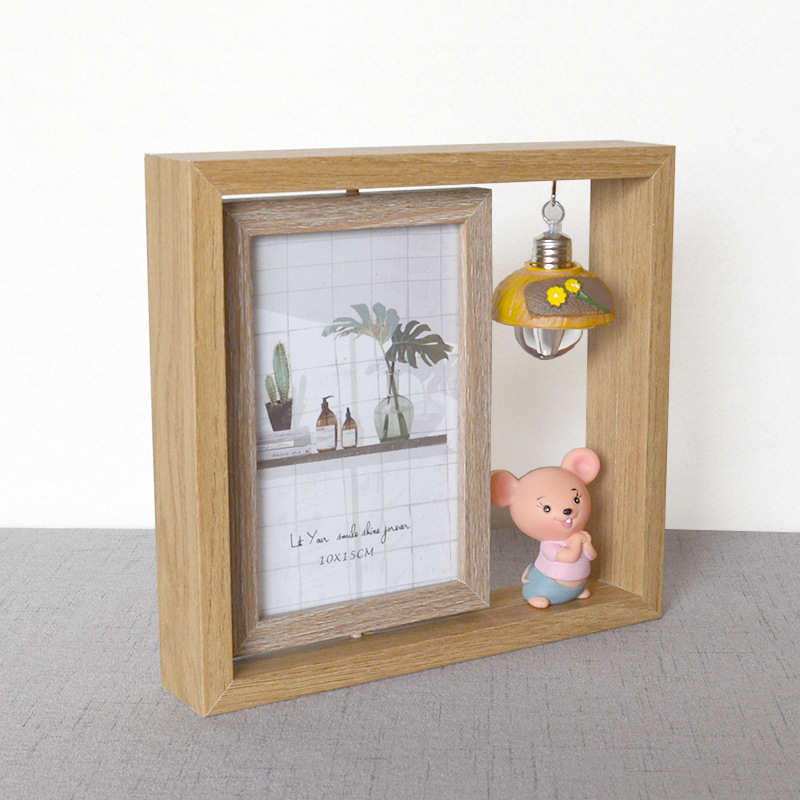 Hot sale 2020 solid wood photo frame hanging certificate frame children photo frame