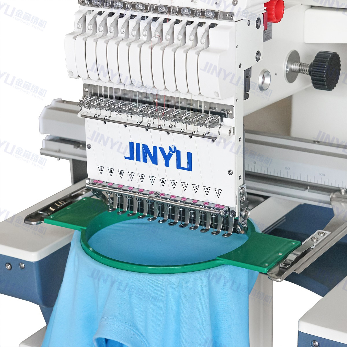 12 /15 Color Single Head Embroidery Machine Flat  Hat T-shirt Apparel  Embroidery Machine embroidery machine computerized