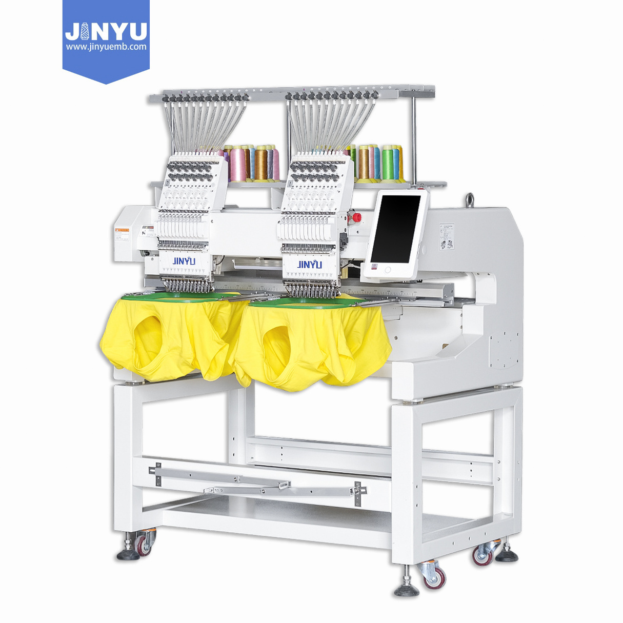 JCM-1202 2 head embroidery machine computer embroidery machine price tajima embroidery machine price