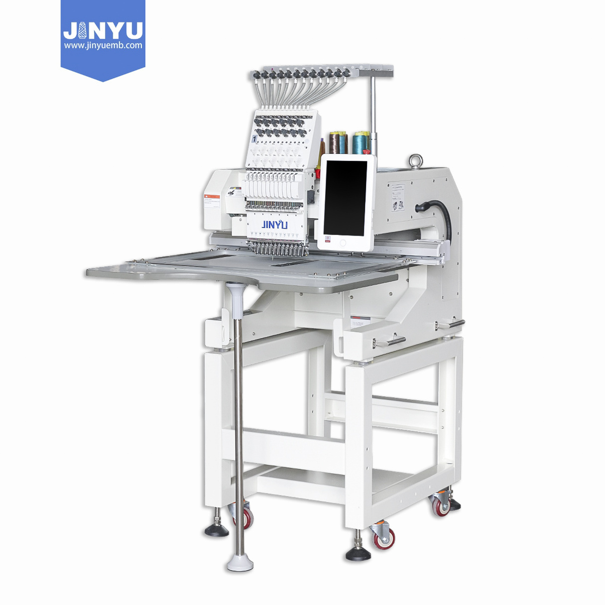 JCM-1201 1 head embroidery machine t-shirt embroidery machine high speed  logo embroidery machine