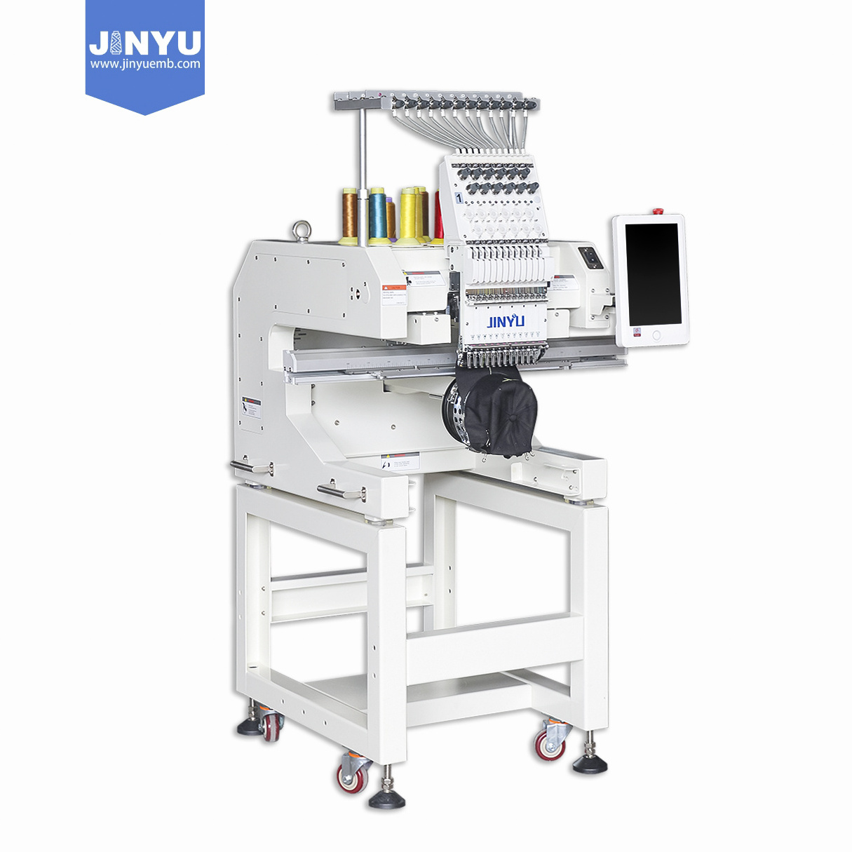 JCM-1201 1 head embroidery machine t-shirt embroidery machine high speed  logo embroidery machine