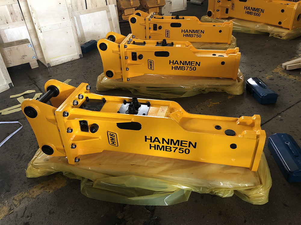 concrete breaker machine hydraulic excavator hammer HMB750 hydraulic breaker for sale