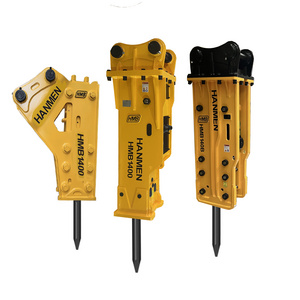 Mining Excavator Hydraulic Breaker Side Top Silence Breaker Hammer 20 Ton Concrete Rock Stone Construction Breaking Machine