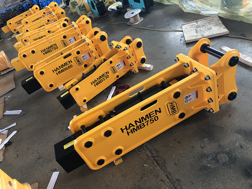 concrete breaker machine hydraulic excavator hammer HMB750 hydraulic breaker for sale