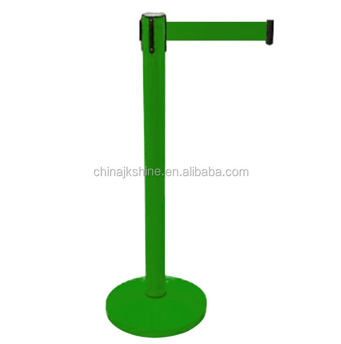 High Quality Metal Queue Manager Barricade Stand Retractable Barrier Manual Crowd Control Barrier for BANK/CONCERT/FOOTBALL GAME