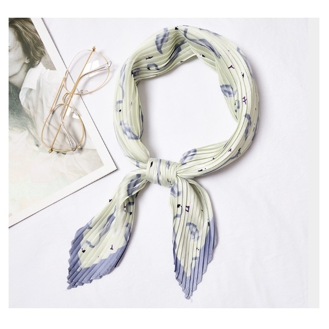 April New 70x70cm Small Silk Air Hostess Satin Scarf For Airline Stewardess Uniform