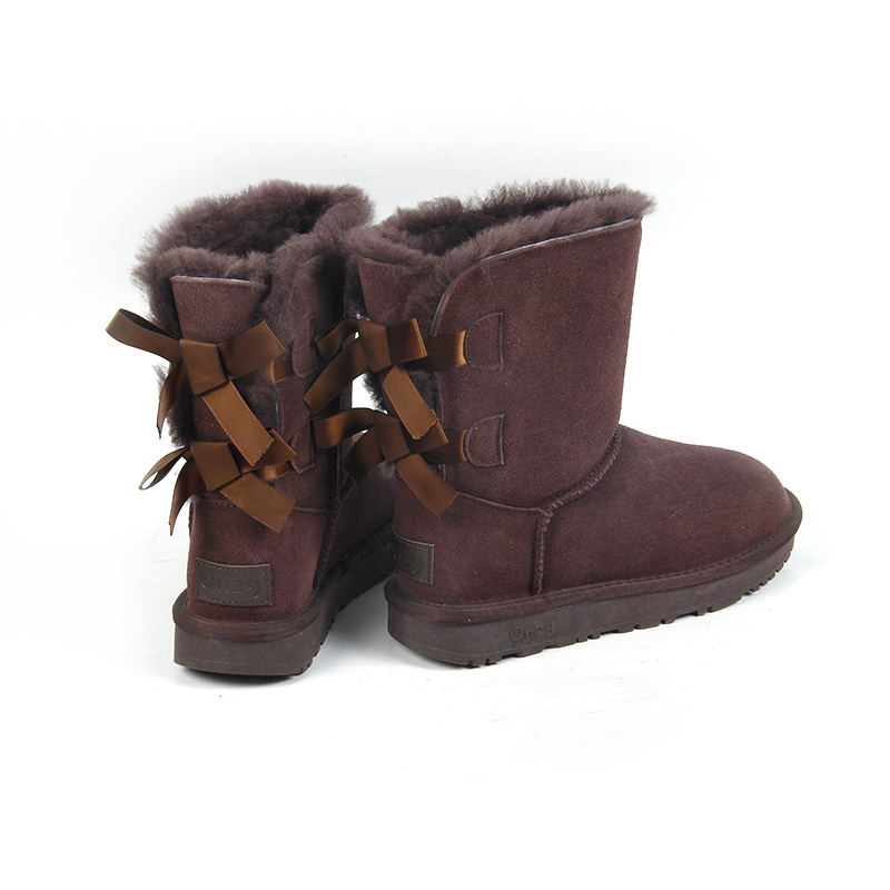 2023 Wholesale price classic model China supper Warm Sheepskin Snow Boots For women