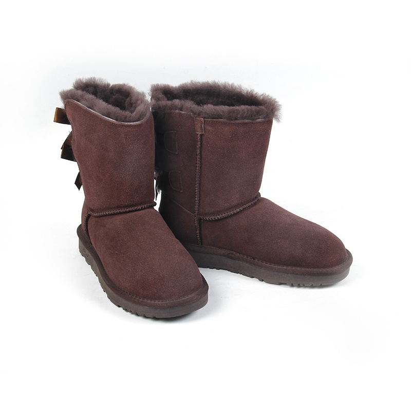 2023 Wholesale price classic model China supper Warm Sheepskin Snow Boots For women