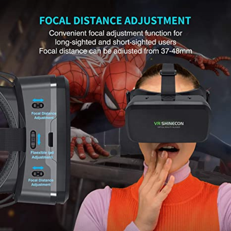 Eye Protection Virtual Reality G04A VR Headset HD 3D Glasses for Games Movies compatible with 4.7-6.0 inch mobile vr glasses