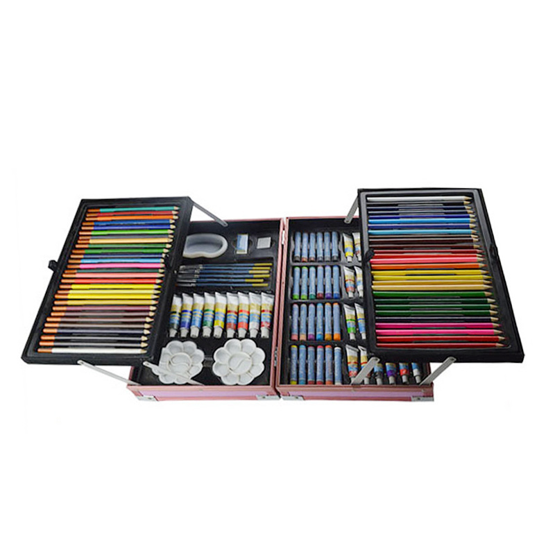 metal case kids drawing art supplies set