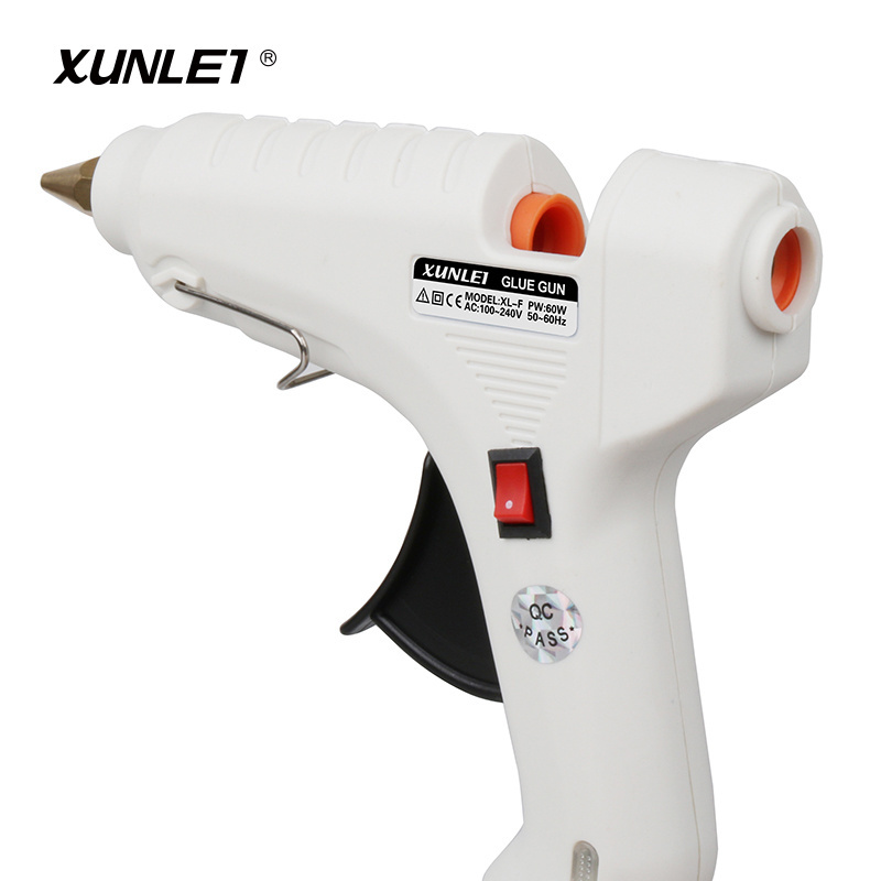 XUNLEI Hot sale 100-220V 60W Electric silicone hot melt glue gun high temp hot glue gun