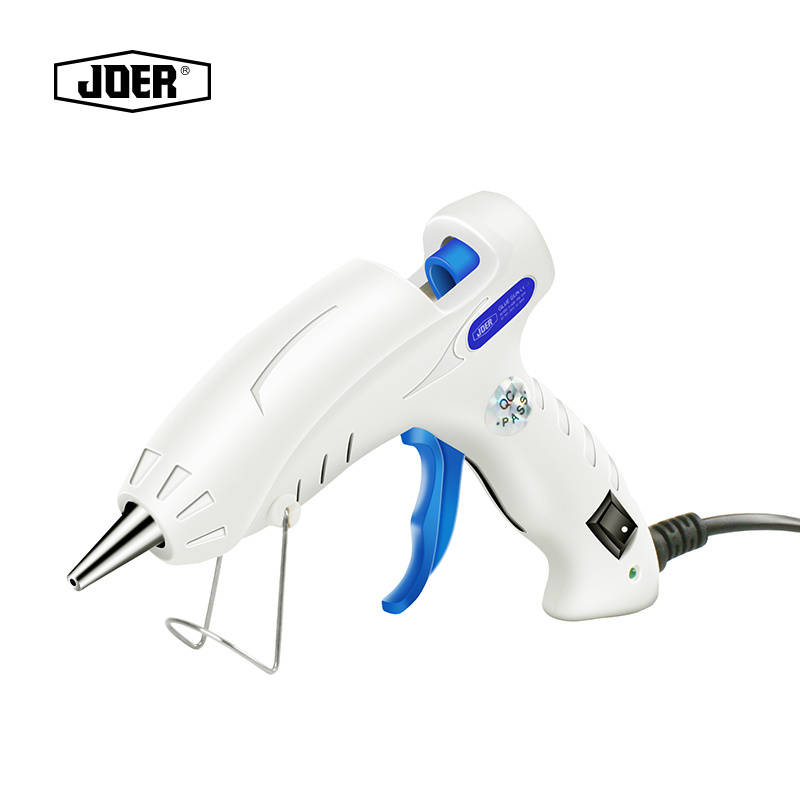 Customized color 30W Small Hot Melt Glue Gun with sticks glue stick gun for DIY and homework