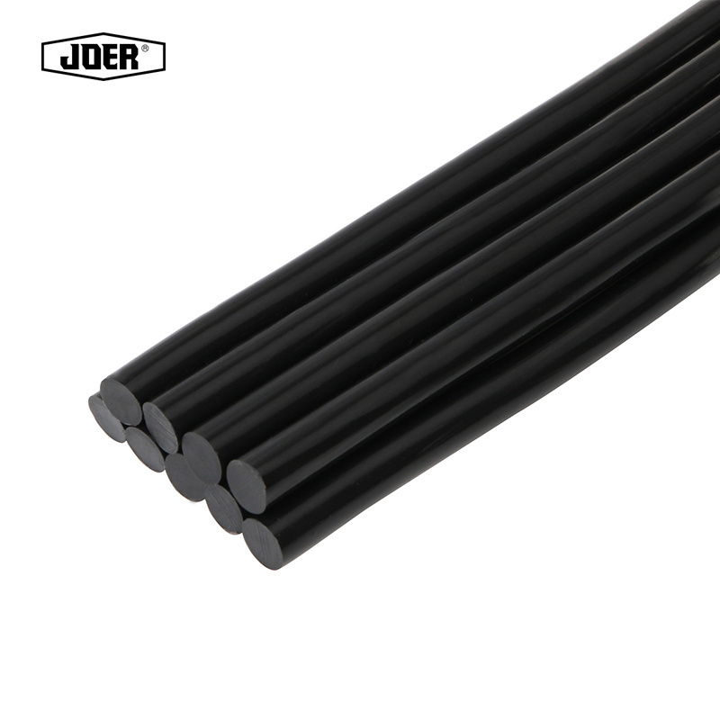 Black Glue Sticks 7mm or 11mm strong viscosity pure black hot melt glue sticks for handicraft