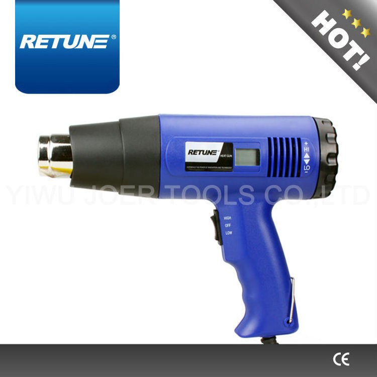 1800w digital lcd shrink industrial hot air heat gun