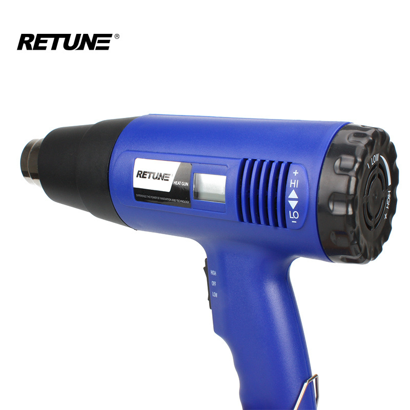 Heat Gun Digital Heat Gun Power Tools Hot Air Industrial 2-gear Temperature Electric Heat Gun 2000W With Digital Display