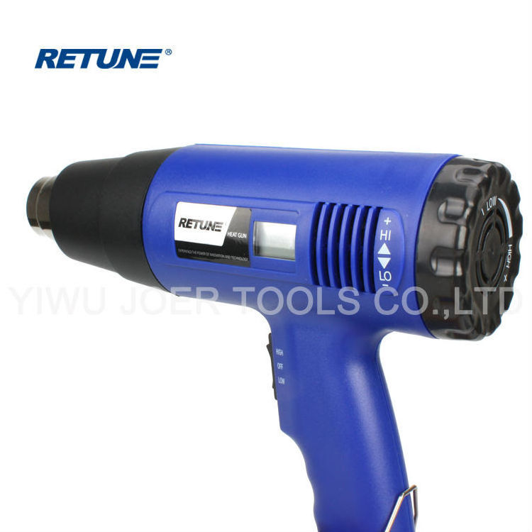 1800w digital lcd shrink industrial hot air heat gun