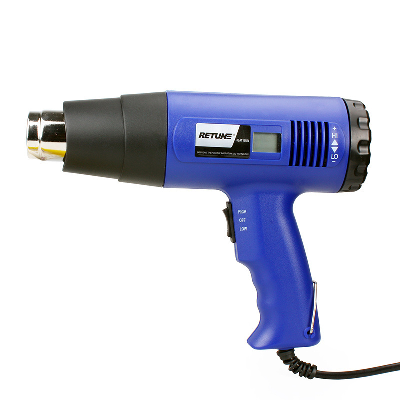 Heat Gun Digital Heat Gun Power Tools Hot Air Industrial 2-gear Temperature Electric Heat Gun 2000W With Digital Display