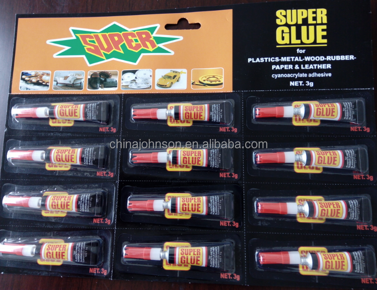 popular 3g super glue 12 pcs on black blister card