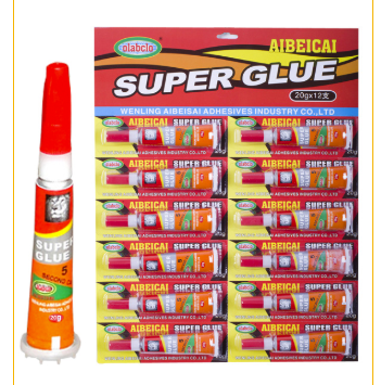 502 super glue in Aluminum Tube Ceramic repair crystal Glue