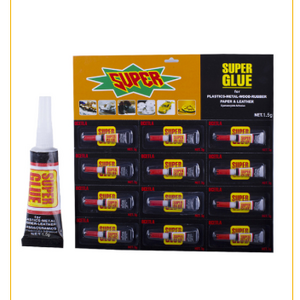 super glue 1.5g 12 pcs per blister card