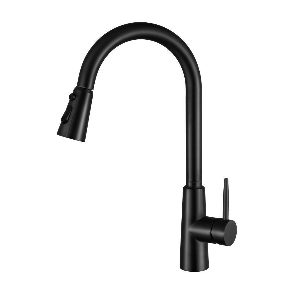 304 Stainless Steel Modern Pull-down Kitchen Faucet Hot and cold Kitchen Mixer Water Tap with Free parts