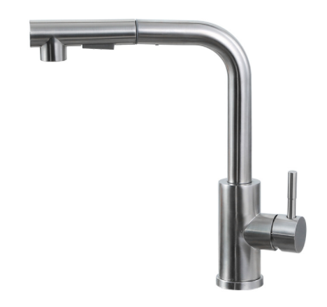 Popular Hot And Cold Water Kitchen Faucet 304 Stainless Steel Kitchen Sink Tap With Pullout Spout