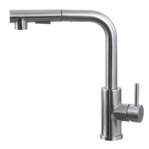 Popular Hot And Cold Water Kitchen Faucet 304 Stainless Steel Kitchen Sink Tap With Pullout Spout