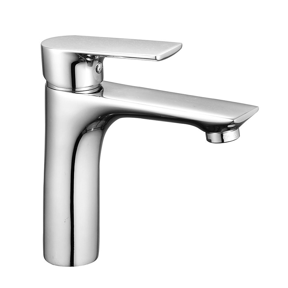 Contemporary Classic 4 Inch Brass Chrome Bathroom Sink Taps Wash Basin Mixer Lavatory Faucet