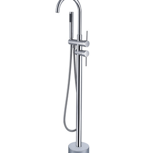 Wholesale Brass Material Floor Fix/mounted Free Standing Bathtub Faucet