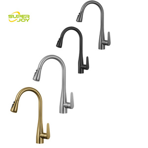 201 stainless steel Kitchen Faucet with Pull Down Sprayer Single Handle Kitchen Sink Faucet