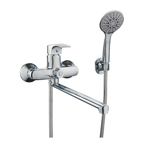 New Design Single Handle Chrome Wall Mounted Bath Shower Faucets