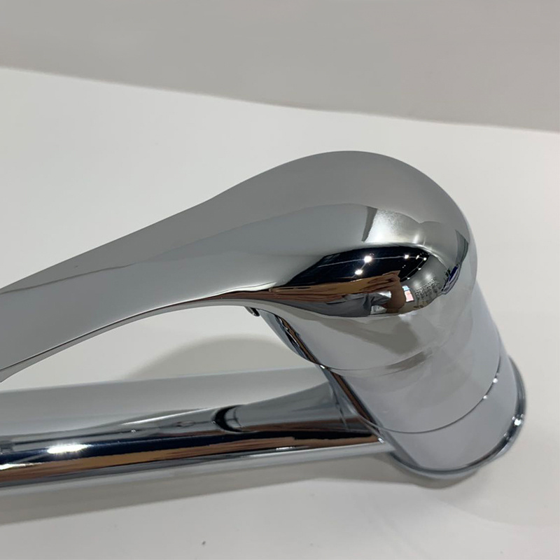 Commercial long neck single handle brass kitchen sink faucets