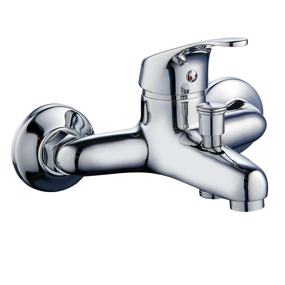 Bathroom cheap chrome single lever zinc bath shower mixer faucet