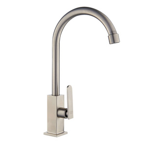 Taizhou single hole cold water stainless steel modern kitchen faucet