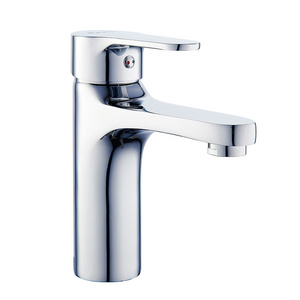 Modern zinc hot cold single handle bathroom washbasin basin faucet