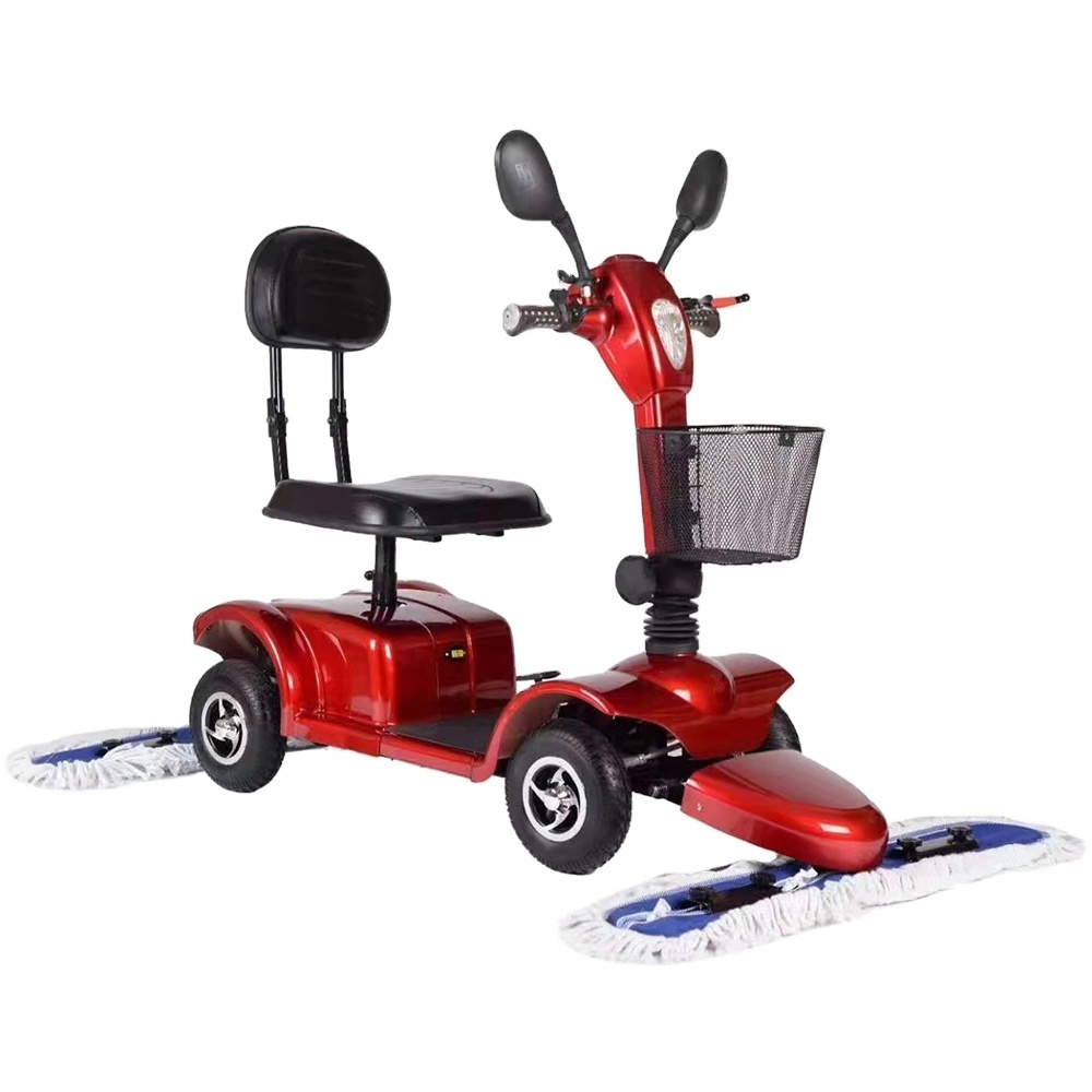 Professional Supplier 52Kg Drum Brake Manual Electric Mopping Dust Mop Cart Floor Cleaning Machine