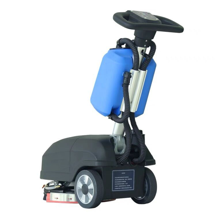 Portable Battery Scrubber Machine  Marble Tile Cleaning Machine Shop Office Floor Scrubber