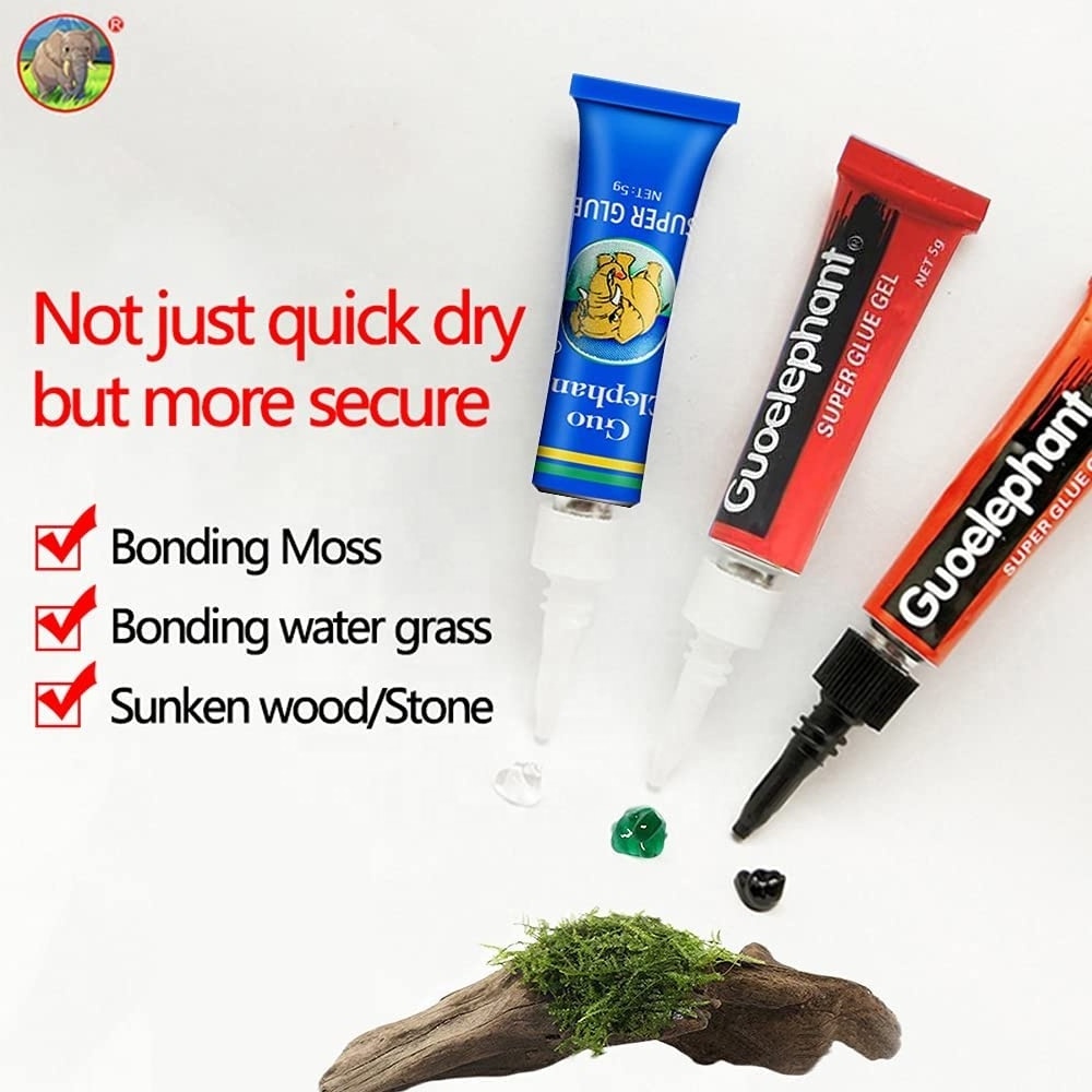 Super premium factory wholesale Aquarium Glue for Coral plant moss stone wood reef non-toxic