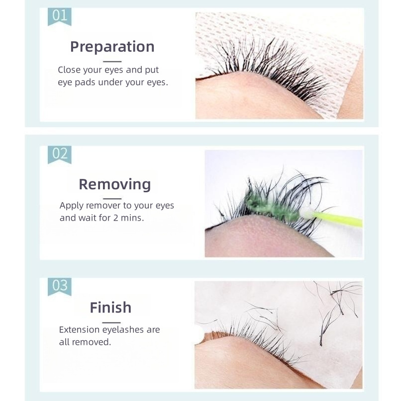 Professional Primer False Eye Lashes Extension Eyelash Glue Remover Cream