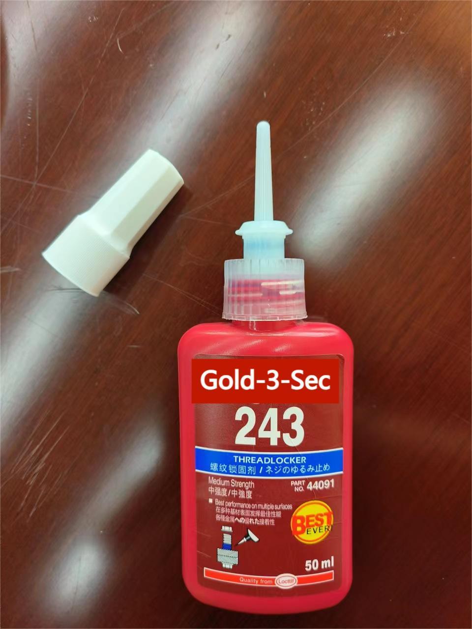 50/250ml Anaerobic thread locking agent Screw sealant Medium strength sealing anti loose metal adhesive