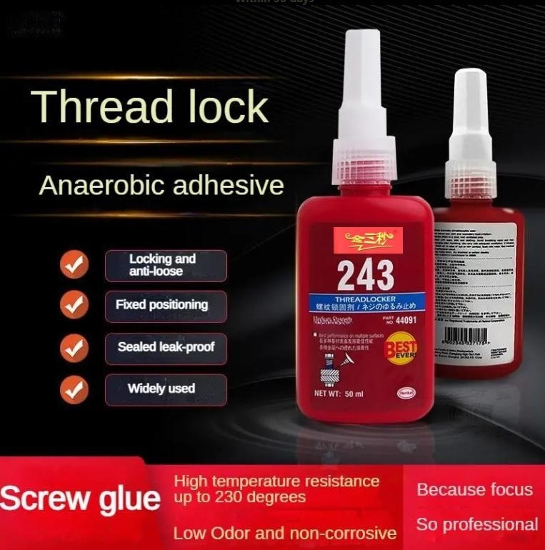 Blue Color 271 Thread Locker 262 243 270 277 50ml Threadlocker