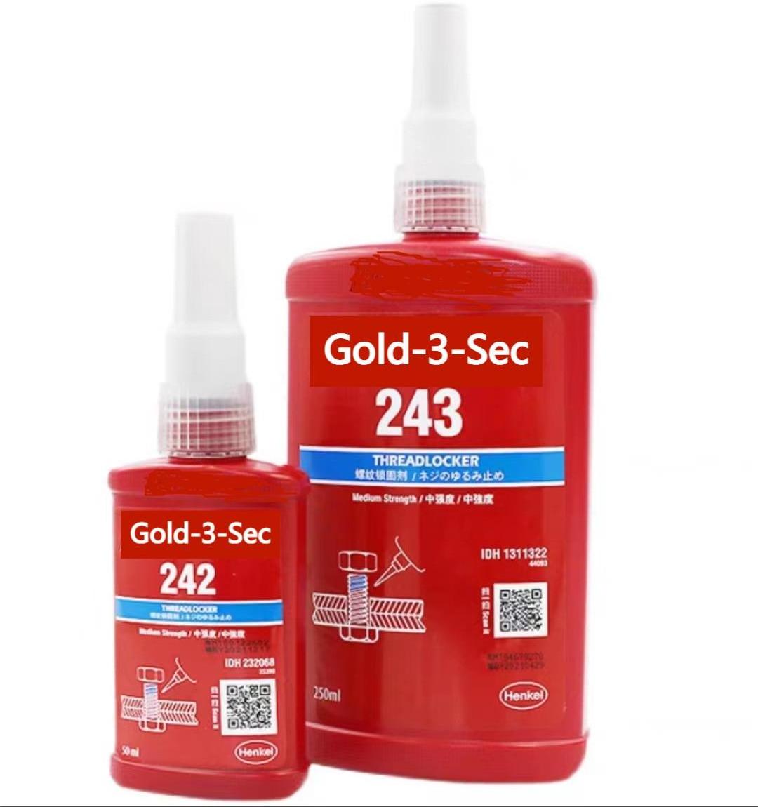 50/250ml Anaerobic thread locking agent Screw sealant Medium strength sealing anti loose metal adhesive