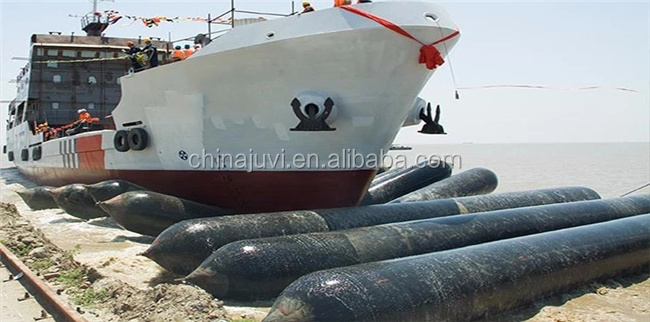 marine ship houseboat veseel pontoon launching pulling moving salvage inflatable salvage tubes rubber airbag for sale