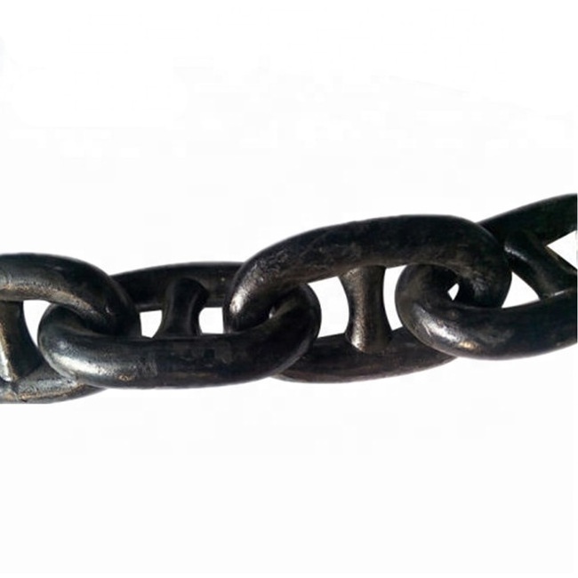 black painted cast iron marine ship link chain R3 R3S R4 AM2 AM3 Kenter joining anchor shackle fittings