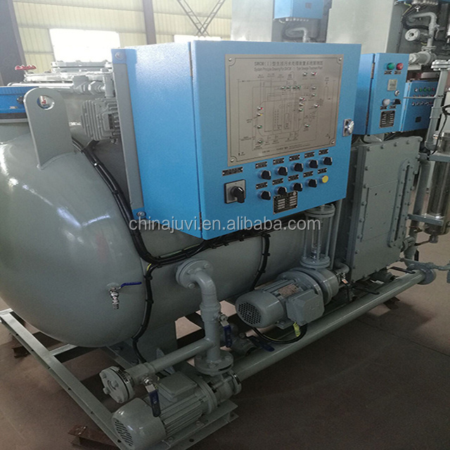 marine ship port black gray SWCM sewage water treatment recovery system plant machinery 20P 500 Persons