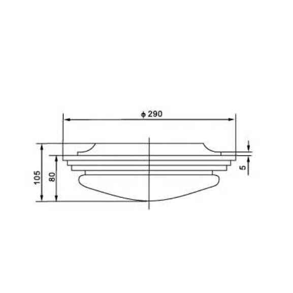 CPD1-1 60w marine ship boat indoor single bulb ceiling light