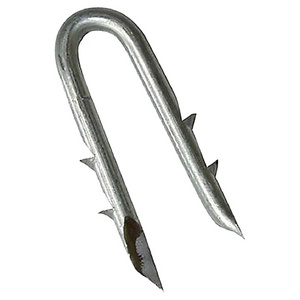 8 ga quality galvanized fence staple u-nails 9 ga u fence staple stainless steel staples for outdoor fencing