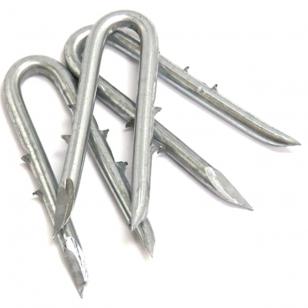 8 ga quality galvanized fence staple u-nails 9 ga u fence staple stainless steel staples for outdoor fencing