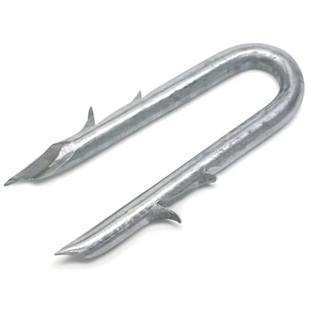 8 ga quality galvanized fence staple u-nails 9 ga u fence staple stainless steel staples for outdoor fencing