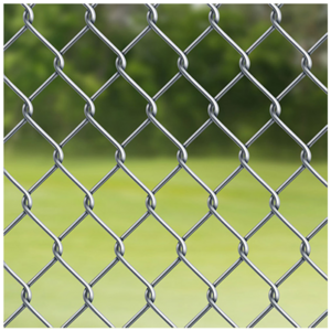 sports fence chain link fence 2.0 m hight( galvanised and pvc) galvanized chain link fence wire mesh rolls